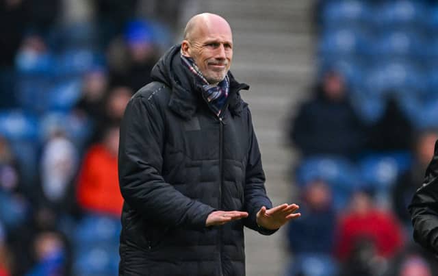 Rangers manager Philippe Clement is under serious pressure after seeing his side lose 1-0 to Queen's Park in the Scottish Cup. Cr: SNS Group.