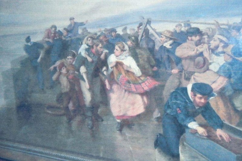 A blue plaque was placed on the Boar's Head pub in the East End to Joseph who had the nickname of Stormy Petrel because whenever a gale blew up, he looked for ships in distress so that he could help.
By his mid-60s, Joseph had rescued the crews of 15 ships as part of a lifeboat team, as well as numerous people himself.
AI said he deserved a statue 'for heroism: saved many from drowning, part of lifeboat work and rescue in the North Sea'.