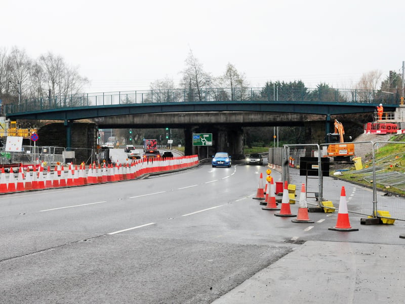 Complete: Three brand new replacement footbridges - Wellington Road (A58), Spence Lane and Gelderd Road - part of a multi-million-pound scheme to offer improved routes for pedestrians and cyclists, have now fully opened over the Armley Gyratory.
