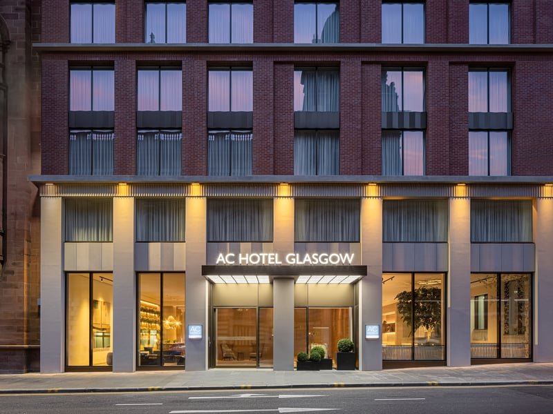 The venue is part of the new AC Hotel Glasgow