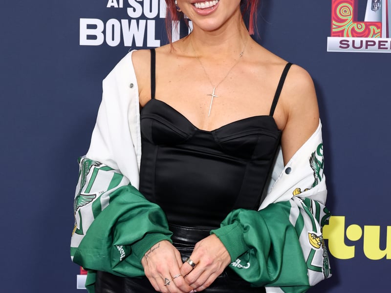 Kaitlyn Bristowe attends the Tubi Red Carpet during the Super Bowl 