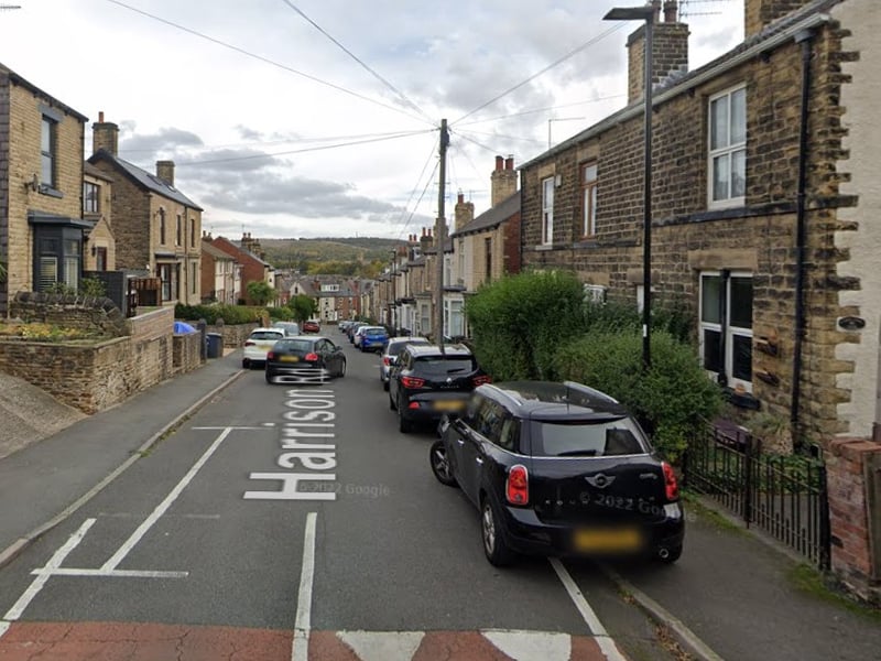 The joint third-highest number of reports of antisocial behaviour in Sheffield in December 2024 were made in connection with incidents that took place on or near Harrison Road, Malin Bridge, with 4