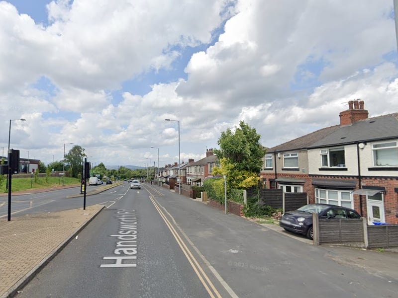 The joint third-highest number of reports of antisocial behaviour in Sheffield in December 2024 were made in connection with incidents that took place on or near Handsworth Road, Handsworth, with 4