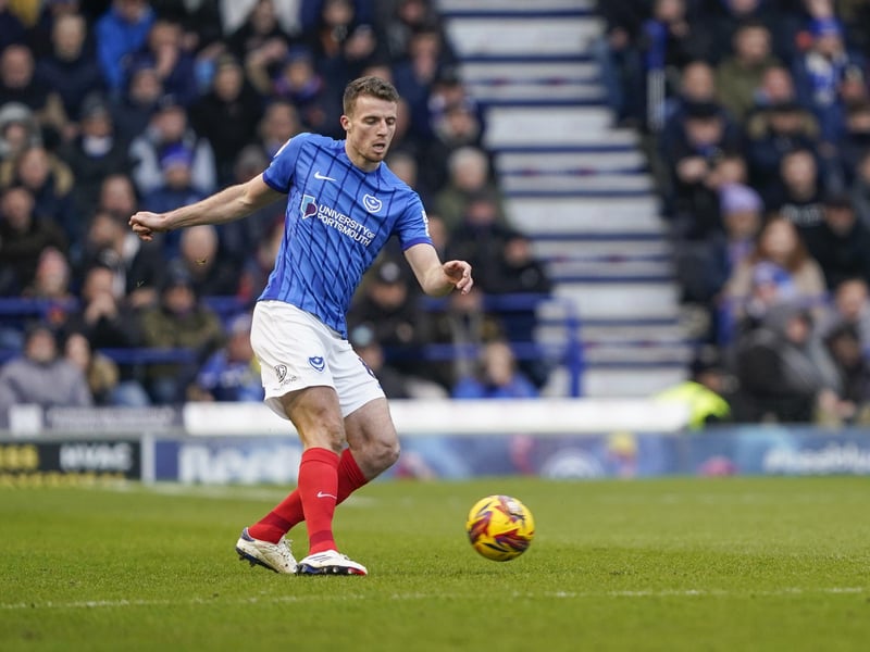 Pompey hadn’t scored on a Tuesday night since Shaughnessy’s title heroics - so it was fitting he marked his return to fitness with his first Championship goal for the Blues. Rock solid partnership with Rob Atkinson then worryingly curtailed after being withdrawn through injury in second half, after stoic display.
