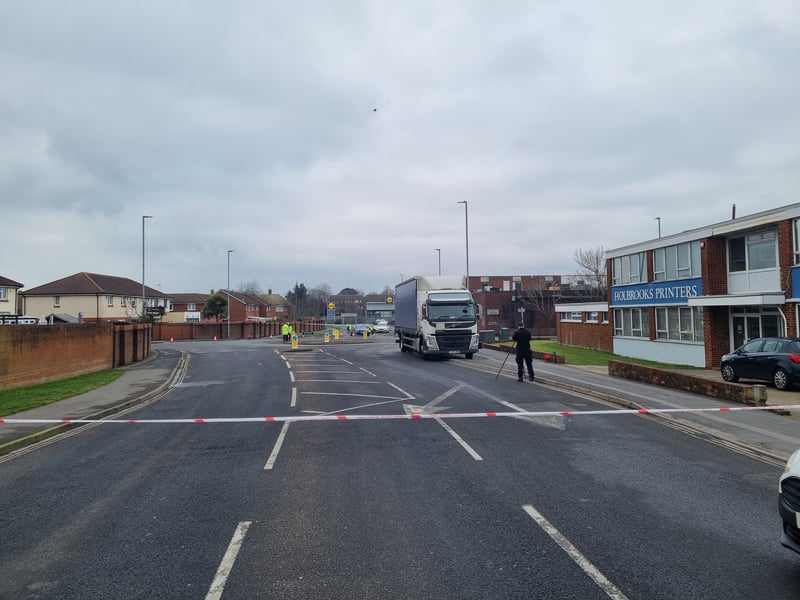The area remains closed while Police deal with the incident