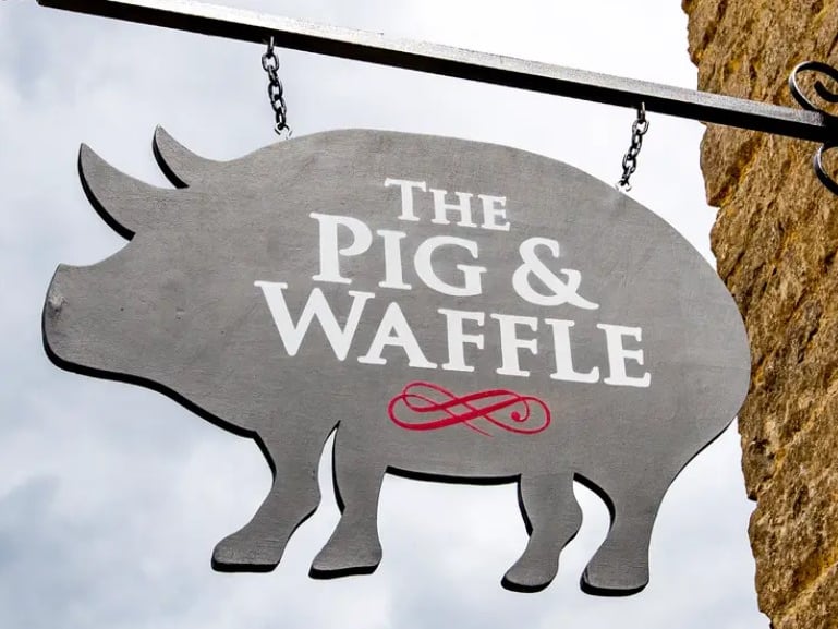 Pig and Waffle in Kettering has a 4.7* rating from 835 reviews. An OpenTable reviewer said: “Very nice, generous portions, lovely helpful and friendly staff, great option for a chilled Sunday afternoon really pleased with the choices and visit.”