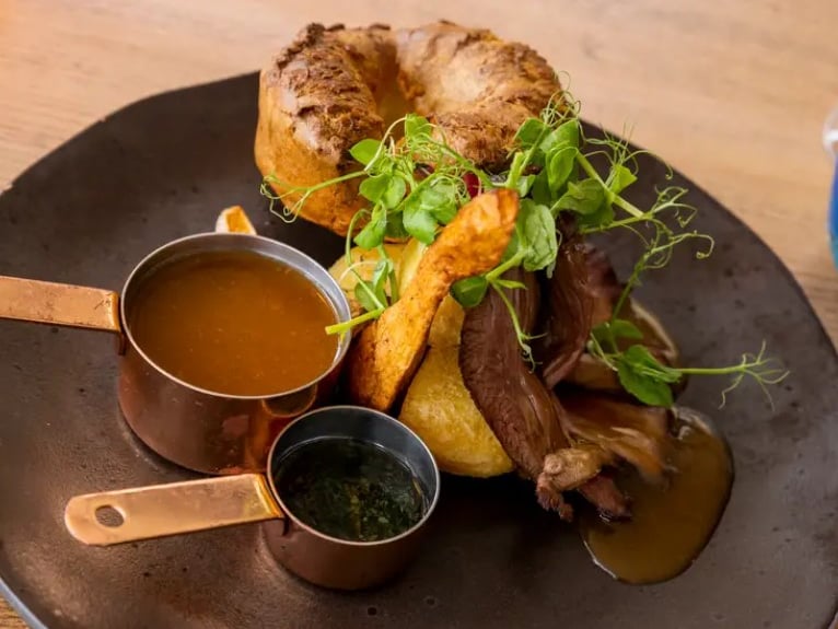 Red Lion in Kettering has a 4.7* rating from 1196 reviews. An OpenTable reviewer said: “Excellent evening. Food was delicious. Staff were friendly and helpful.”
