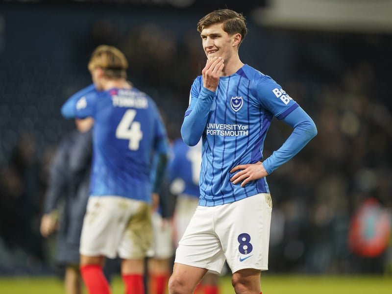 Freddie Potts was absent from Pompey's match with Cardiff. Picture: Jason Brown/ProSportsImages