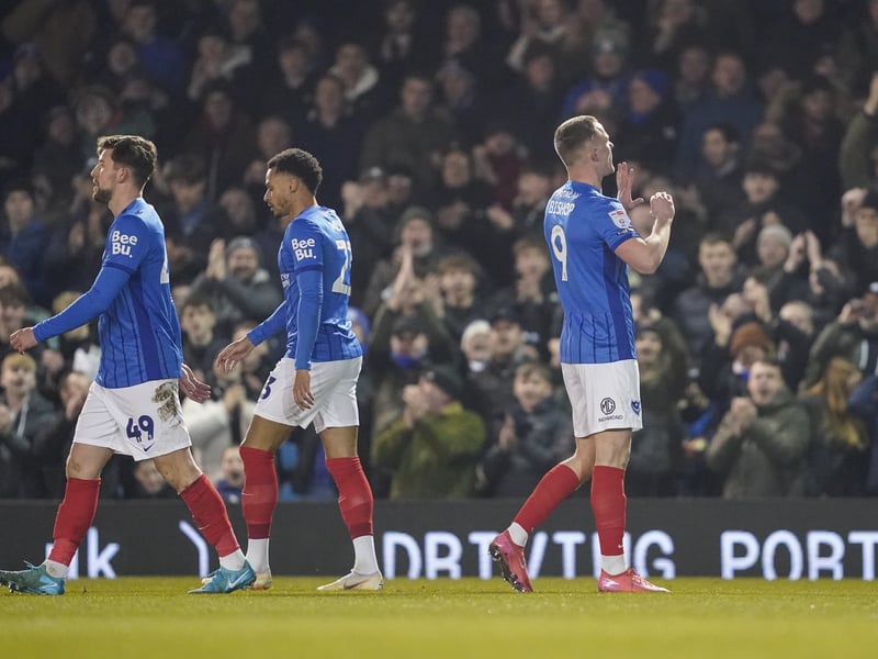 Colby Bishop was Jordan Cross' Pompey man of the match against Cardiff