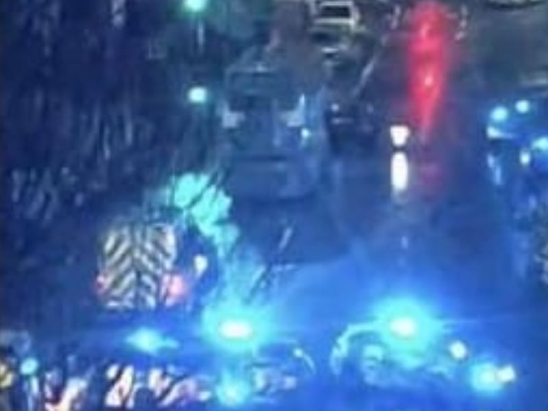 Emergency services at the scene of an incident just off Park Square roundabout, where there are concerns over a man alleged to have weapons