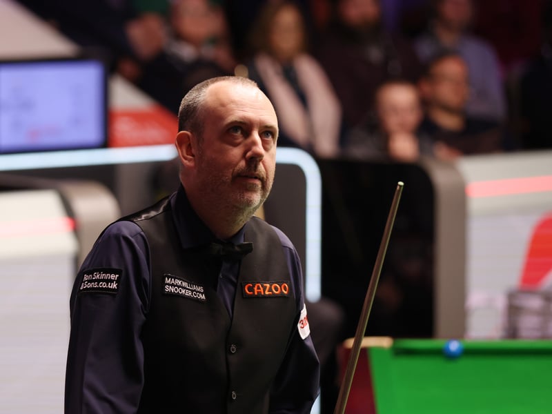 Nicknamed the Welsh Potting Machine, Mark Williams has earned £8,243,454 since turning professional in 1992 in a career that has seen him lift the world title on three occasions.