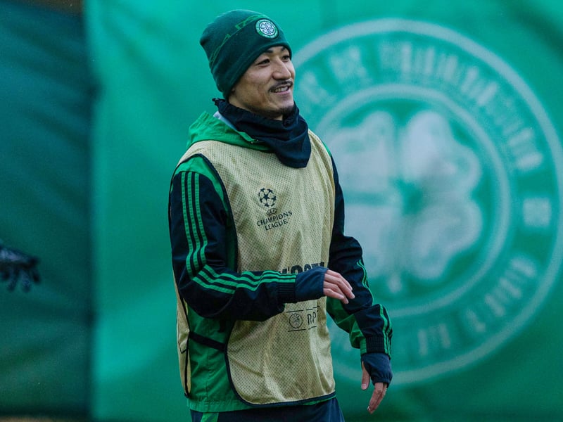 What a major boost for Celtic to have Saturday's hat-trick hero unexpectedly available. Despite playing the full 90 minutes against Raith, it seems inconcievable that the talismanic Japanese will not start against Bayern. Rodgers could have played him through the middle in place of Idah, but Jota appears to more likely to miss out with Maeda starting on the left of the front three.