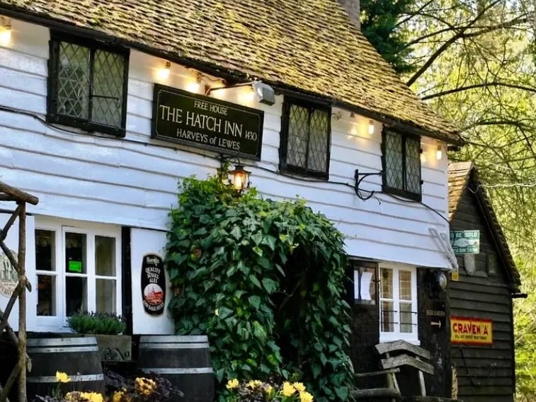 The Hatch Inn Hartfield in Hartfield has a 4.7* rating from 982 reviews. An OpenTable reviewer said: “Another very enjoyable lunch at The Hatch - friendly, courteous service and delicious meals. We cannot fault this wonderful, cosy pub restaurant.”