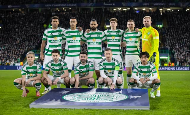 Here's how we rated each Celtic play in the Champions League last 16 playoff tie vs Bayern Munich. Cr: SNS Group.