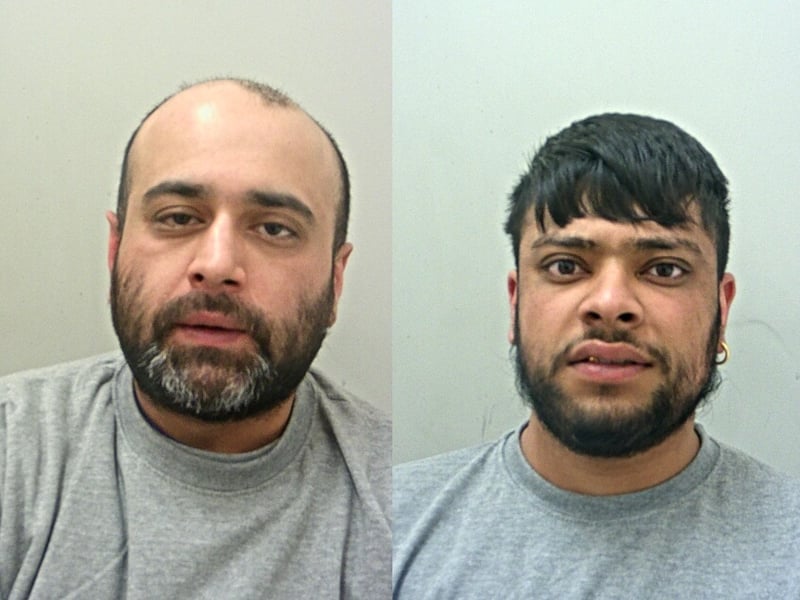 Zahoor Hussain, 39, of Accrington, and Rayhan Khan, 18, of Burnley, were each jailed for three years after being caught with cocaine in Clitheroe. Police found 11 snap bags of cocaine and £105 cash in their car.