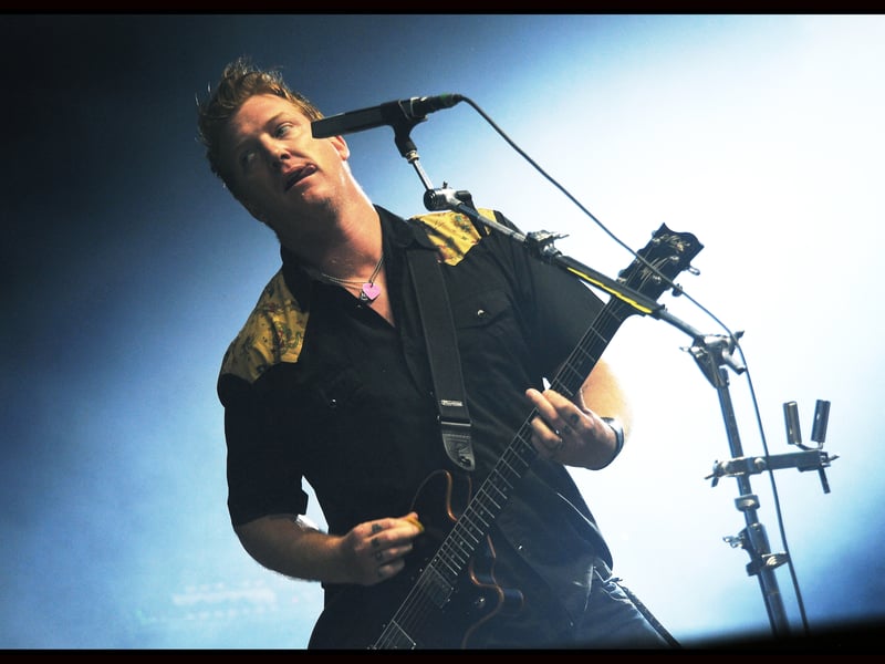 Queens of the Stone Age's secret set at Glastonbury 2011 on the John Peel Stage had the audience in shock as they walked out and played an absolutely blistering set. The band had no formal slot at the festival, but decided to make their presence known anyway.