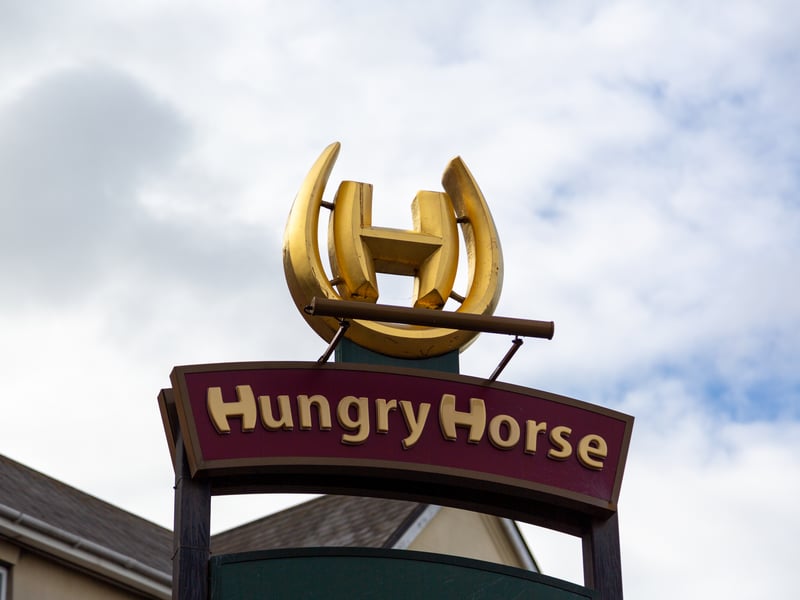 At Hungry Horse, kids can eat for £1 on Mondays. The deal includes food such as sausages, pasta, chicken nuggets and burgers. It also includes vegetarian and vegan options. To redeem the offer an adult must purchase a full price meal. Please visit Hungry Horse for more information.