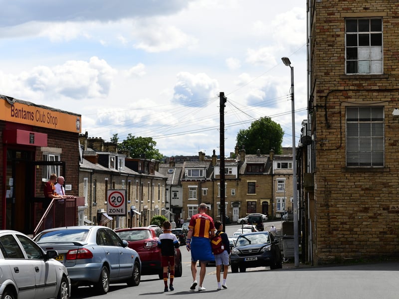 This picture was captured before Bradford City hosted Blackpool in 2017