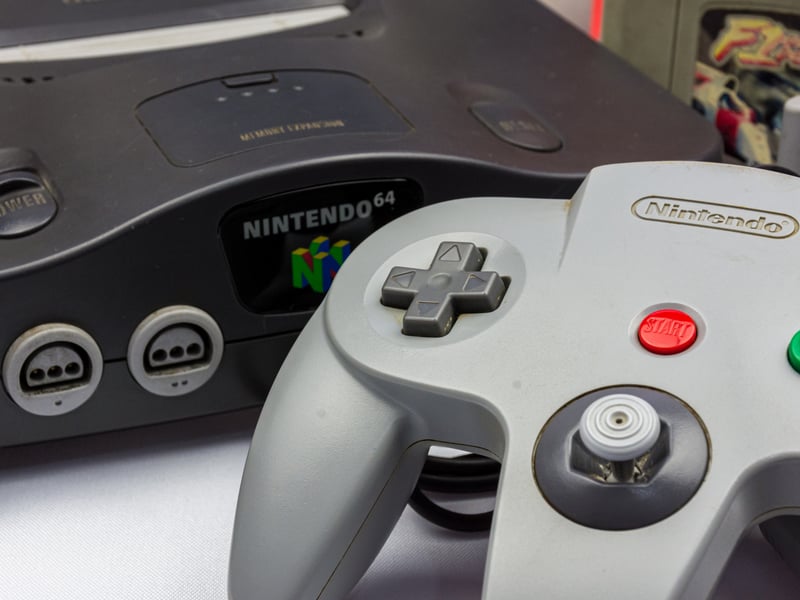 A firm favourite console of many, the Nintendo 64 was released in 1996. According to Nintendo 32.93 million N64s were sold before it was discontinued in 2002 to make way for the GameCube.