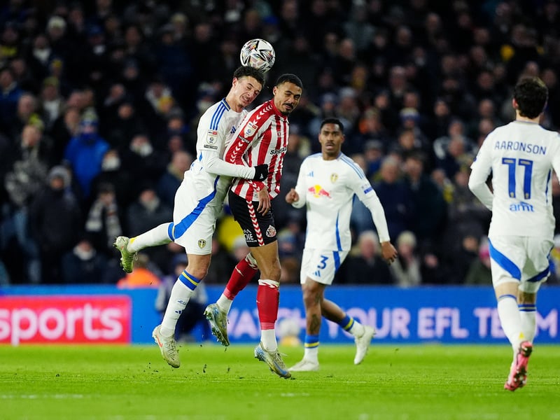 Defending for the Sunderland goal was poor and wasn't always pinpoint with his longer passing. Kept Leeds high up the pitch to pile the pressure on.