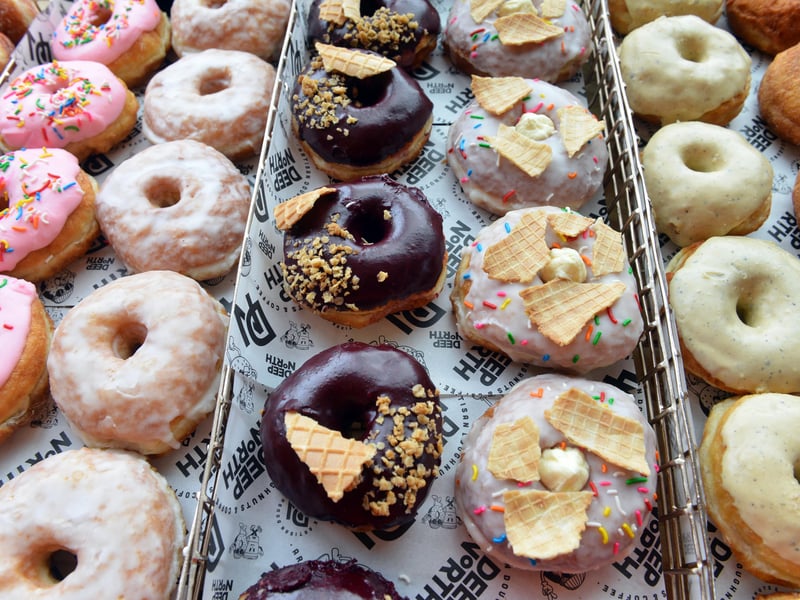 For some of the best doughnuts around head to Deep North for its kaleidoscope of flavours. It's also ideal for a coffee break.