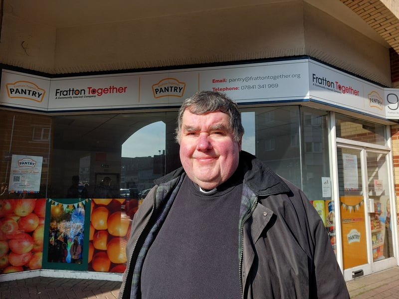 Revd Canon Bob White is the chairman of Fratton Together which opened a pantry at the beginning of the year at the Bridge Centre. The initiative has helped local residents.