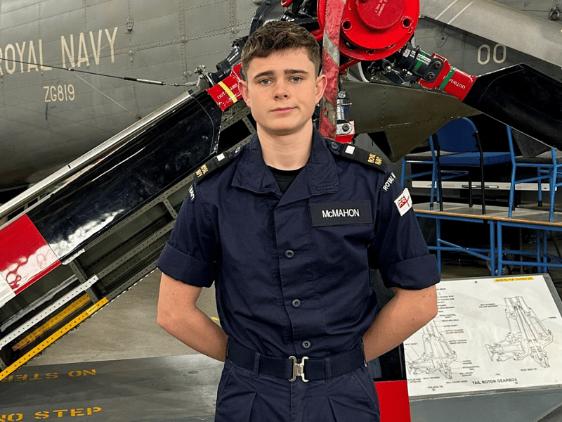 AB McMahon said joining the Royal Navy through an apprenticeship opened his eyes to the world, and has never looked back since. He added: "Everything is so good, the pay, the support, the qualifications, it’s so much better than I’d imagined."
