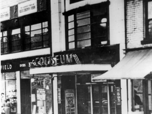 The Heeley Coliseum, on London Road, Sheffield, pictured in January 1961, prior to its closure and subsequent demolition. It had opened in October 1913, having been built at a cost of £4,000, with seating for 600 people.