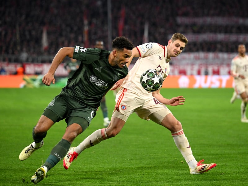 Policed the Bayern forward line so well alongside Cameron Carter-Vickers. Harry Kane was marshalled well before his premature interval at the break. 8
