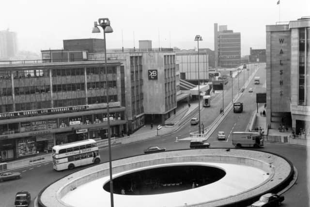 Sheffield's Hole in the Road, pictured in 1969. Here is the story of a landmark which still lives on in the memory of many Sheffielders. Photo: Picture Sheffield
