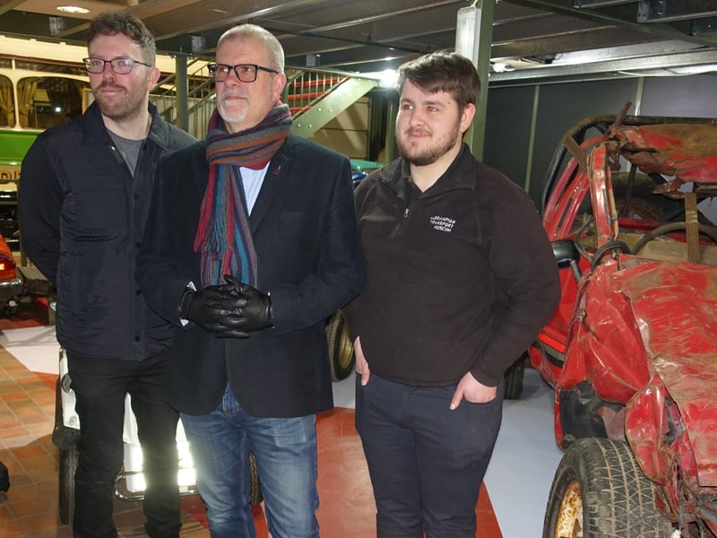 Members of the Grampian Transport Museum