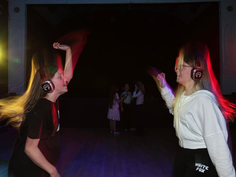 Half-term silent disco at the Groundlings Theatre, Portsea
Picture: Chris Moorhouse (180225-42)