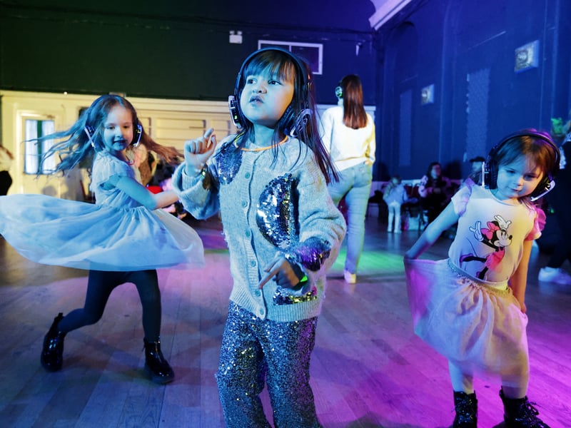 Half-term silent disco at the Groundlings Theatre, Portsea
Picture: Chris Moorhouse (180225-49)
