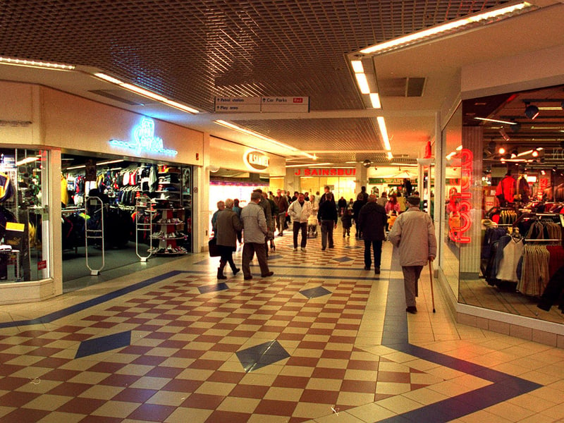 Crystal Peaks shopping centre pictured in 1997
