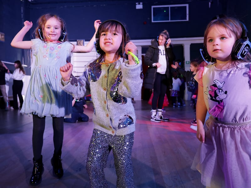 Half-term silent disco at the Groundlings Theatre, Portsea
Picture: Chris Moorhouse (180225-48)
