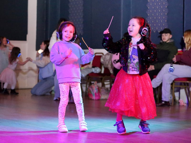 Half-term silent disco at the Groundlings Theatre, Portsea
Picture: Chris Moorhouse (180225-50)