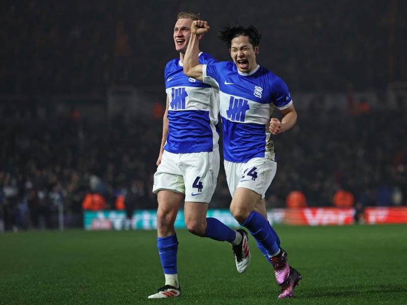 The Japanese midfielder has been a revelation for the EFL League One table toppers, becoming one of the first names on the team sheet at St Andrews. Has bagged a couple of goal of the season contenders and is set to play at Wembley in the EFL Trophy final for the Blues next month as he goes in search of a domestic double with his new side.
