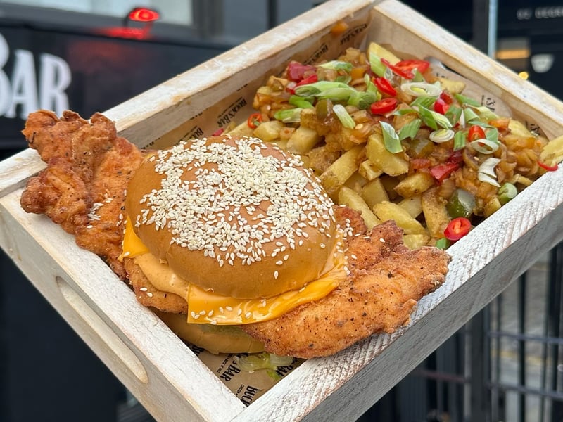 Next on the list is this bar and restaurant that specialises in buttermilk fried chicken. One OpenTable review said ‘this place never disappoints.’