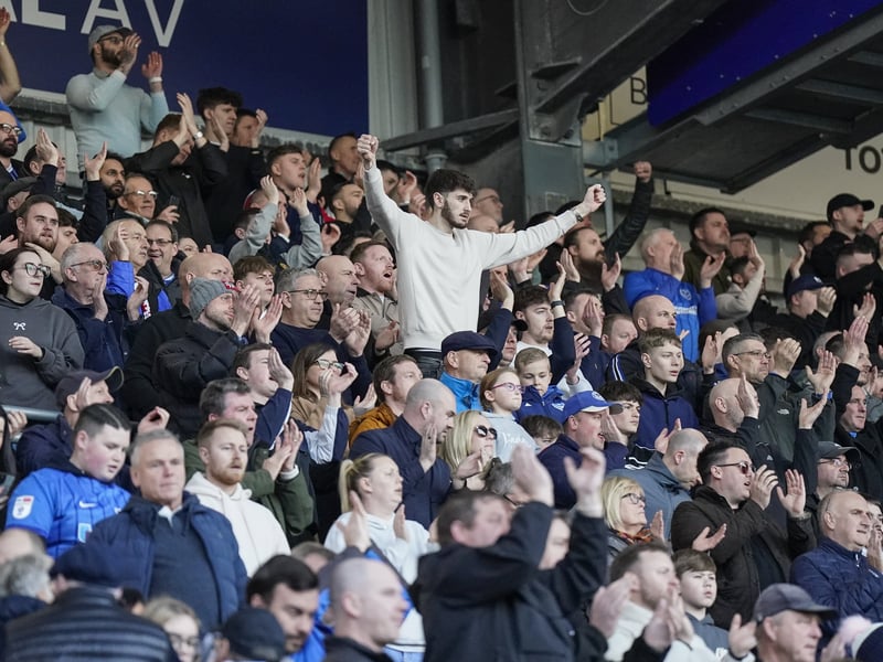 Pompey fans backed their team to a big, big Championship win over QPR.