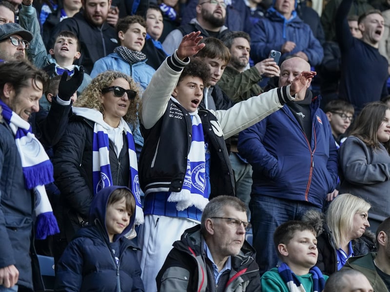 Pompey fans backed their team to a big, big Championship win over QPR.