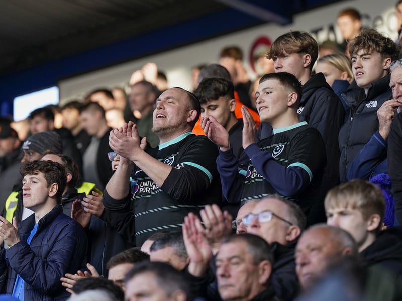 Pompey fans backed their team to a big, big Championship win over QPR