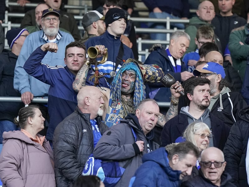 Pompey fans backed their team to a big, big Championship win over QPR.
