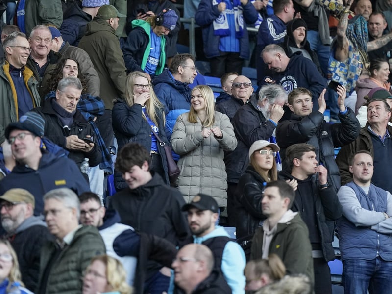 Pompey fans backed their team to a big, big Championship win over QPR.