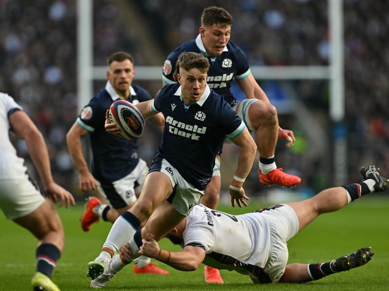 Came in for Darcy Graham and rose to the occasion. Good under the high ball and involved in all Scotland’s best moves. 7