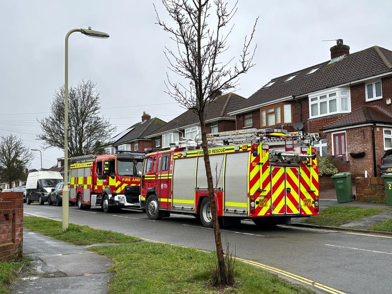 Emergency services have responded to a house fire in Portsdown Road. Fire services and the police attended the scene. 
Picture: Sarah Standing