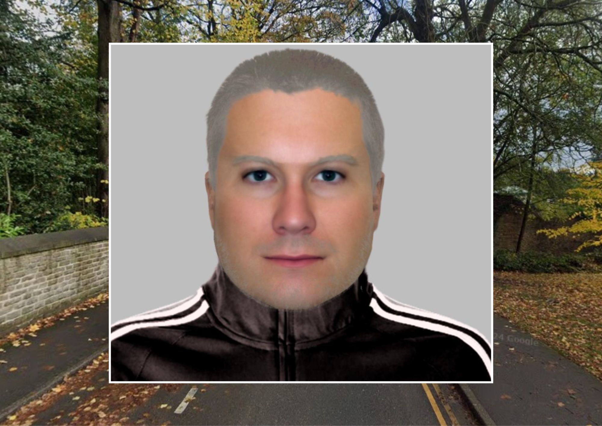 Silver-haired man wearing tracksuit exposed himself to woman
