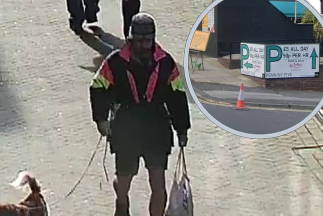 CCTV appeal after man seen performing 'lewd act' near park