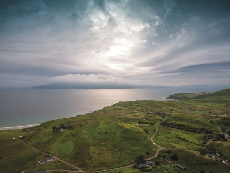 The stunning, shifting light over the island owned by the community who calls it home.