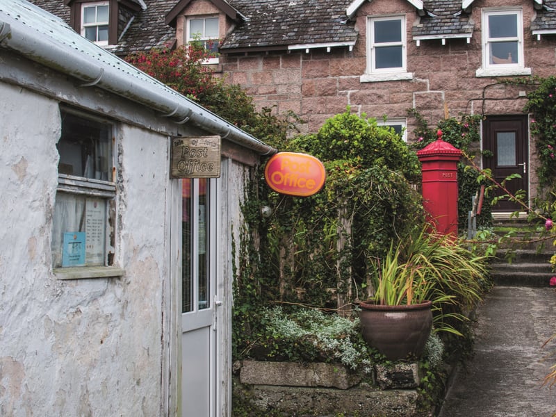 The little Post Office does a big trade on the island given its strong pull of visitors to the the birthplace of Christianity in Scotland.