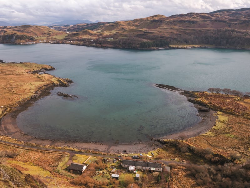 Kerrera off the coast of Oban is home to around 45 people with Little Horseshoe Bay one of its many special features.